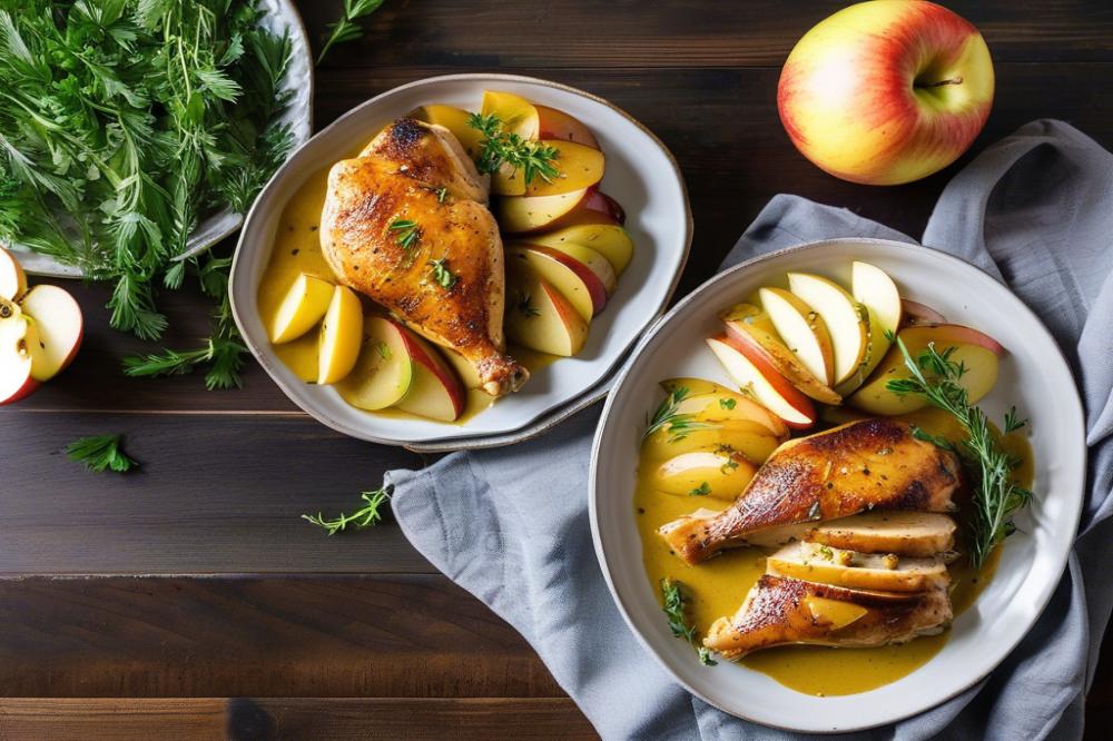 Baked Honey Mustard Chicken With Apples: A Flavorful Recipe