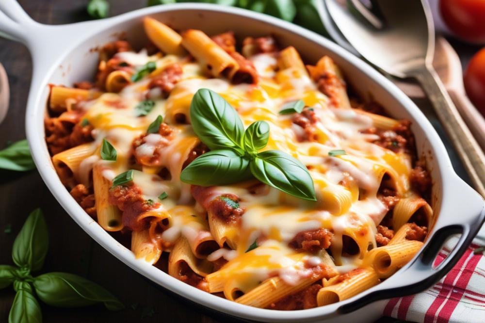 Baked Mostaccioli Recipe: Easy, Cheesy, And Delicious Dinner