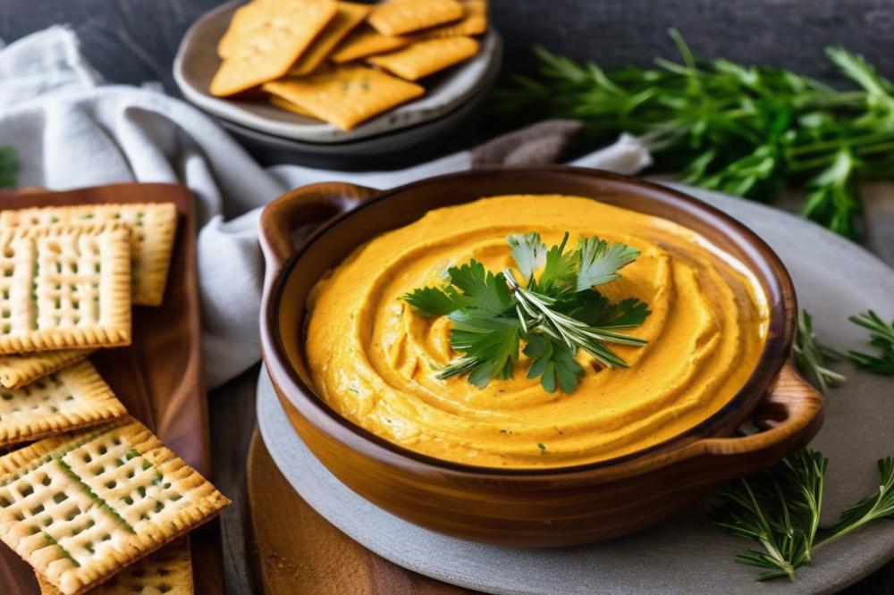 Baked Pumpkin Dip With Goat Cheese: Perfect Fall Party Appetizer