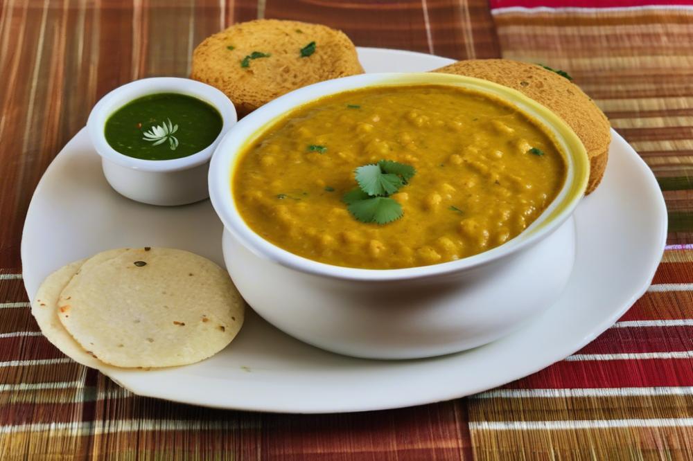 Baked Stuffed Baati With Churma & Panchratna Dal Recipe