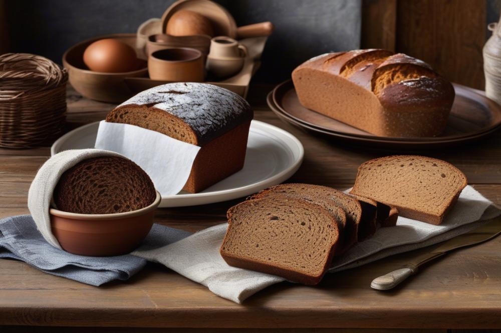 Baking Pumpernickel Bread With A Rich Flavor