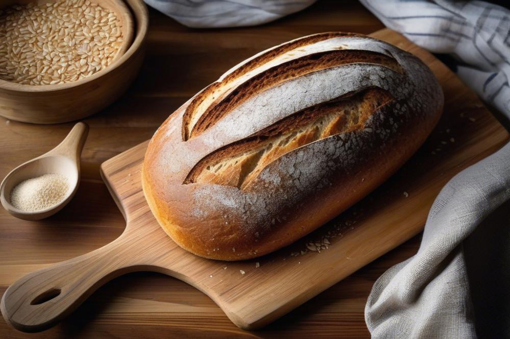 Baking Rustic Whole Grain Sourdough Bread