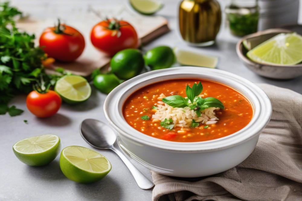Chipotle Tomato And Rice Soup: Spicy Comfort In Every Bowl