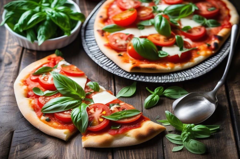 Dairy-Free Flatbread Margarita Pizza: Easy Air Fryer Recipe
