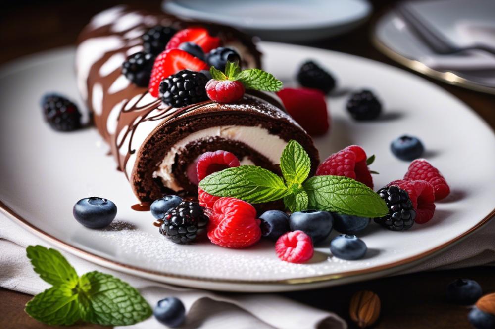 Decadent Chocolate Meringue Roulade Recipe: A Delightful Dessert