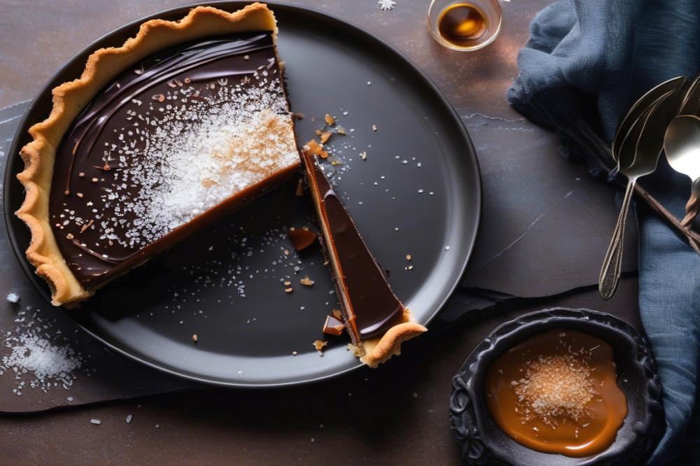 Decadent Salted Caramel Chocolate Tart Recipe For Dessert Lovers