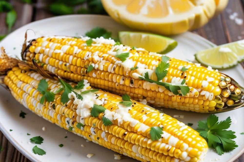 Delicious Air Fryer Parmesan Garlic Mayo Corn On The Cob Recipe
