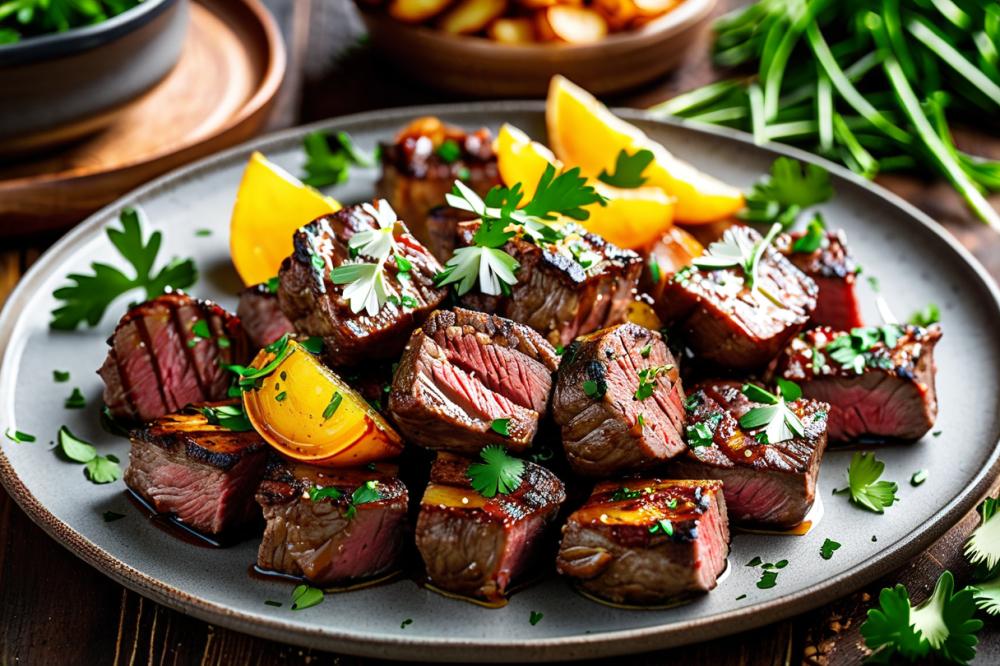 Delicious Air Fryer Steak Bites And Potatoes Recipe