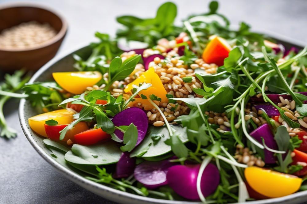 Delicious Ancient Grain Arugula Salad Recipe For Healthy Eating