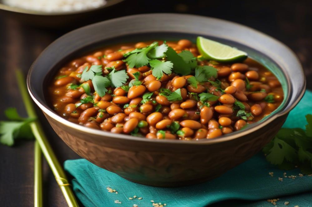 Delicious Andhra-Style Beans Vepudu Recipe With Spicy Sesame Mix
