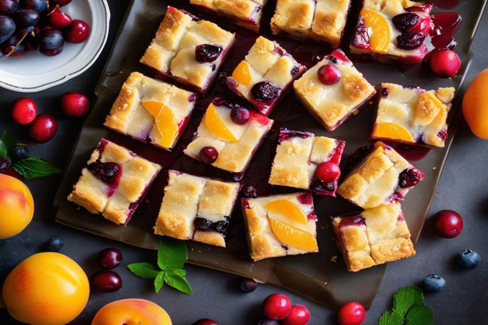 Delicious Apricot Cranberry Cobbler Bars Recipe For Dessert Lovers