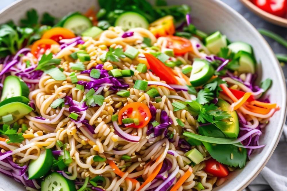 Delicious Asian Ramen Noodle Salad Recipe For Quick Meals