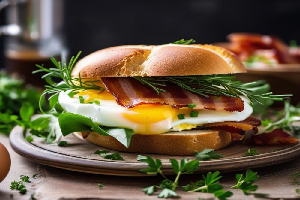 Delicious Bacon, Egg, And Mayo Sandwich Recipe In Minutes