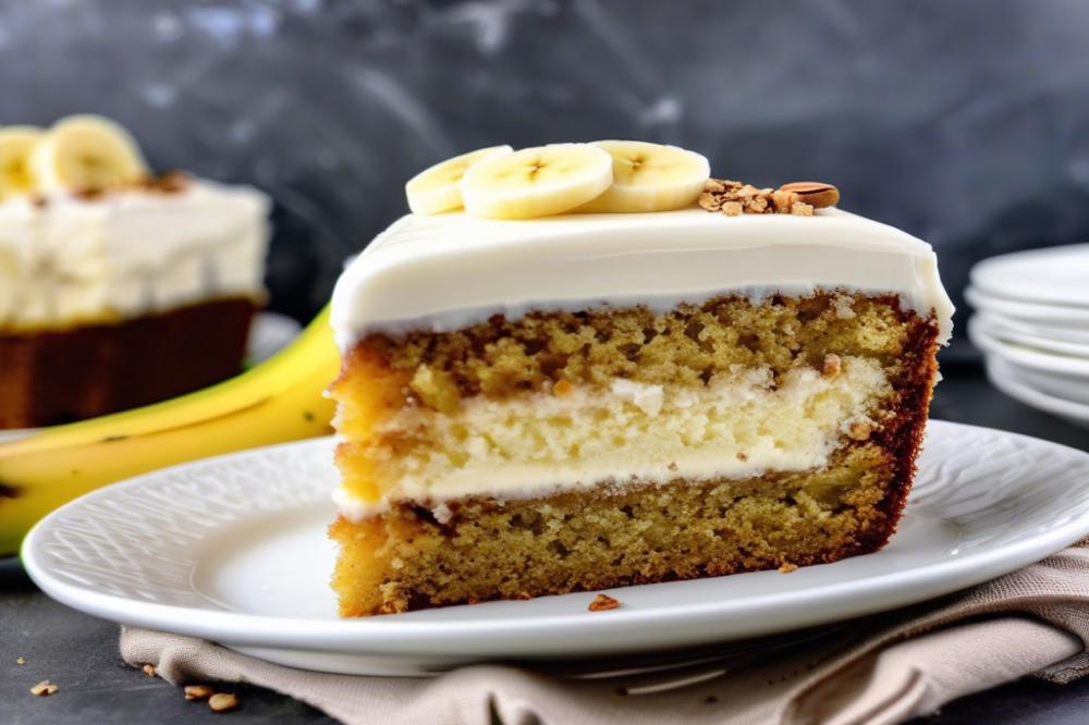 Delicious Banana Cake With Cream Cheese Frosting Recipe