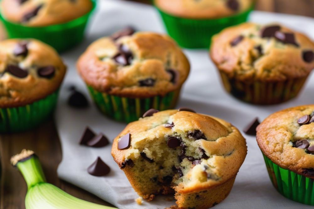 Delicious Banana Zucchini Chocolate Chip Muffins Recipe