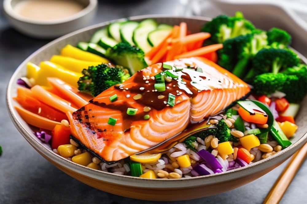 Delicious Bang Bang Salmon Rice Bowls Recipe You’ll Love