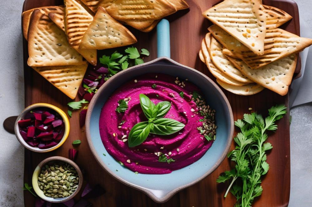 Delicious Beetroot Hummus Recipe: Colorful And Nutritious Dip