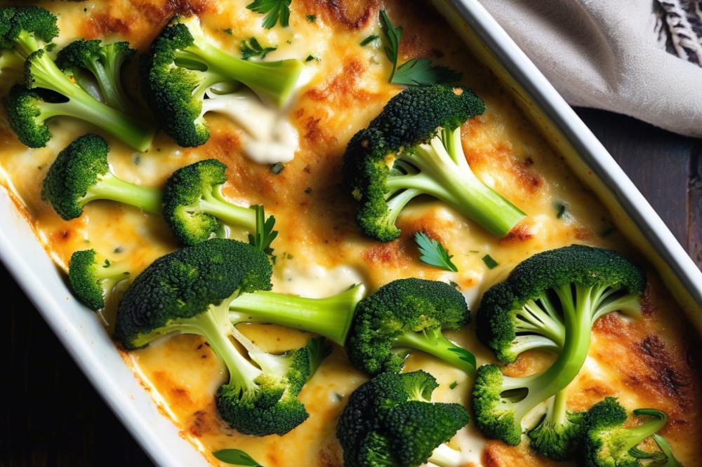 Delicious Broccoli Au Gratin Recipe: Creamy And Cheesy Delight