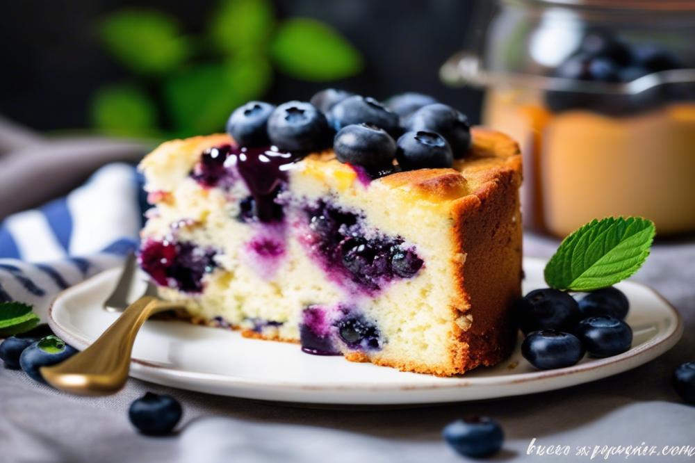 Delicious Buttermilk Blueberry Cake Recipe For Breakfast Bliss