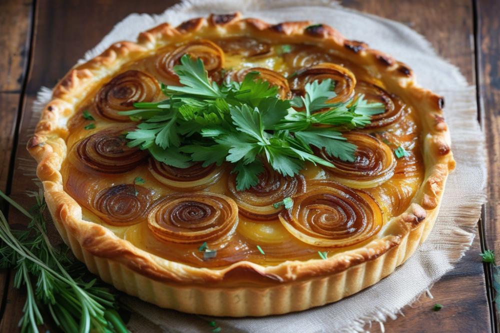 Delicious Caramelised Onion Tarte Tatin Recipe: Easy And Flavorful