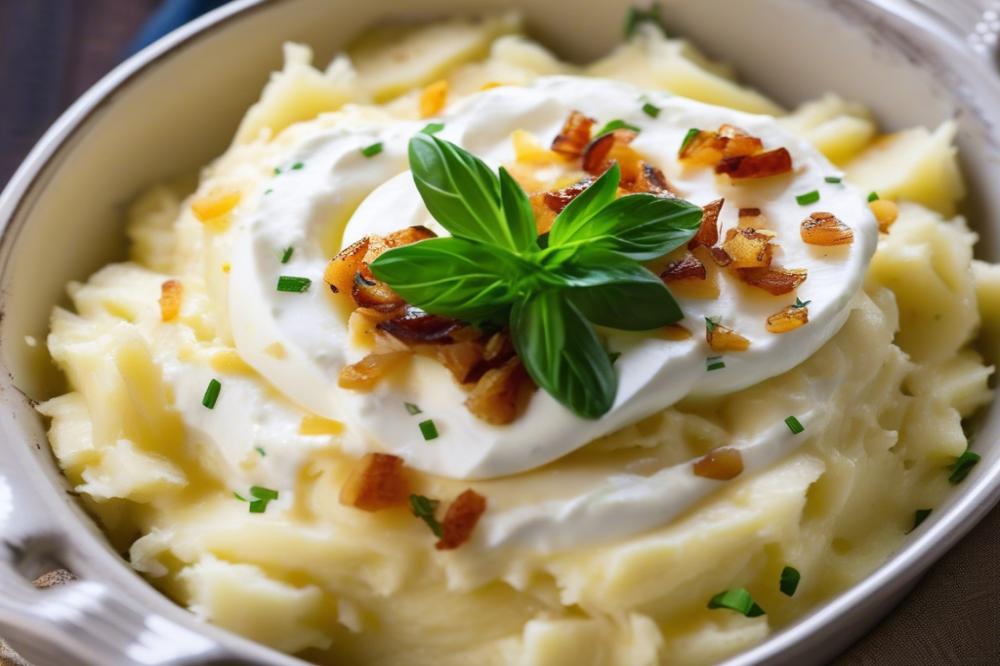 Delicious Caramelized Onion Mashed Potatoes With Greek Yogurt