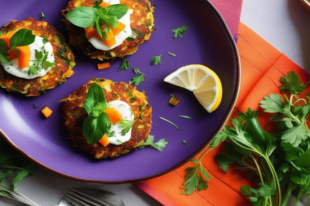 Delicious Carrot, Courgette, And Halloumi Fritters Recipe
