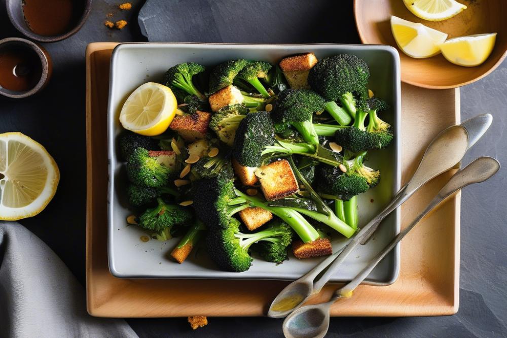 Delicious Charred Broccoli Caesar Salad Recipe: Fresh And Flavorful
