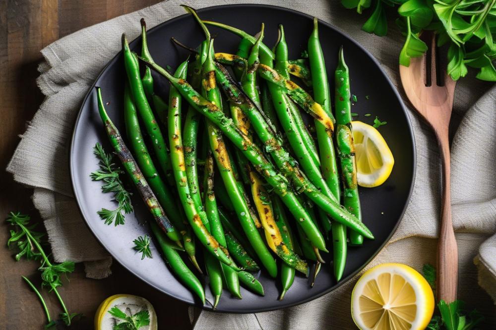 Delicious Charred Green Beans Recipe – Easy And Flavorful Side Dish