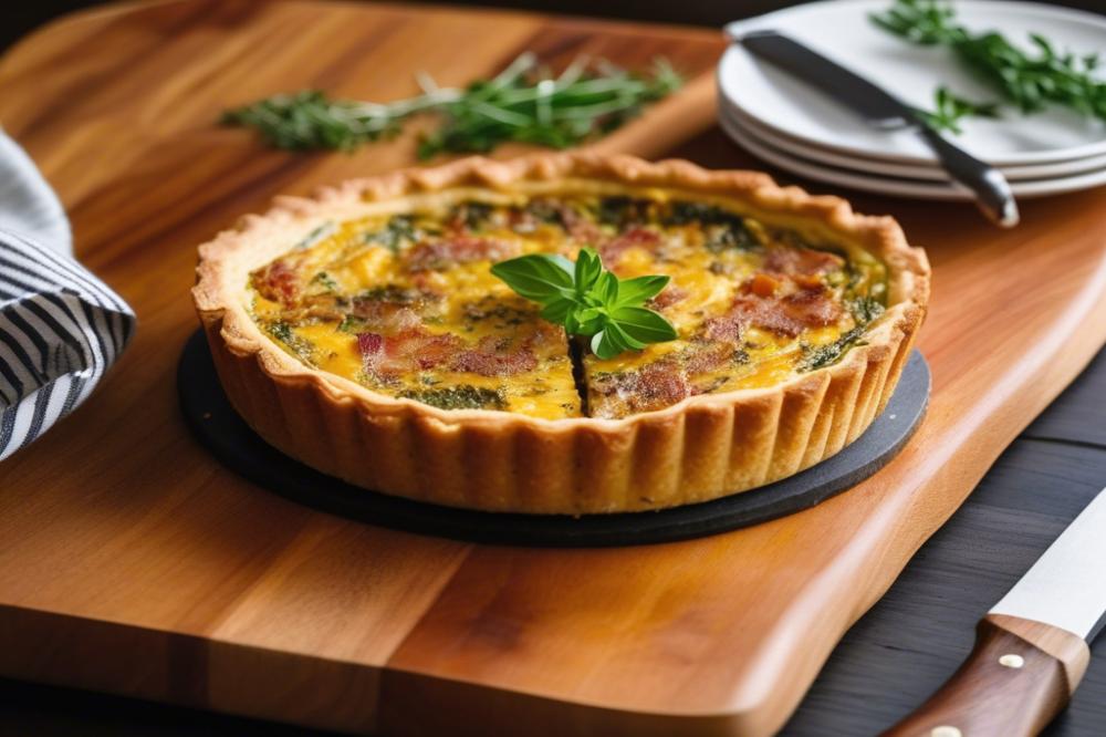 Delicious Cheesy Bacon Quiche Recipe For Perfect Brunch