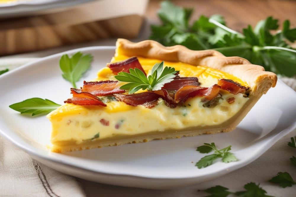 Delicious Cheesy Bacon Quiche Recipe For Perfect Brunch