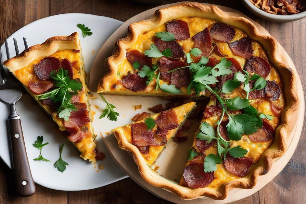 Delicious Cheesy Bacon Quiche Recipe For Perfect Brunch Treats