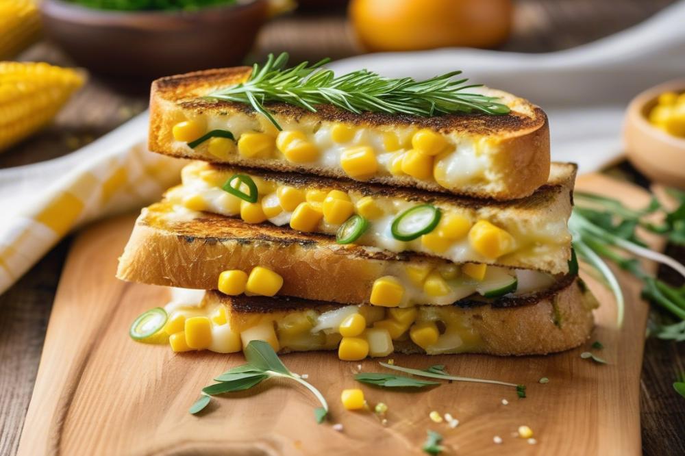 Delicious Cheesy Corn And Onion Toasts Recipe For Easy Snacking