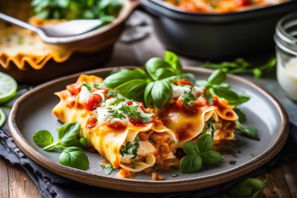 Delicious Chicken Lasagna Roll-Ups Recipe For Family Dinner