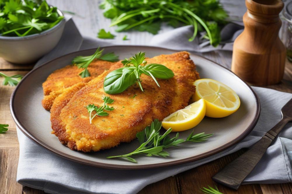 Delicious Chicken Schnitzel With Garlic Butter Recipe