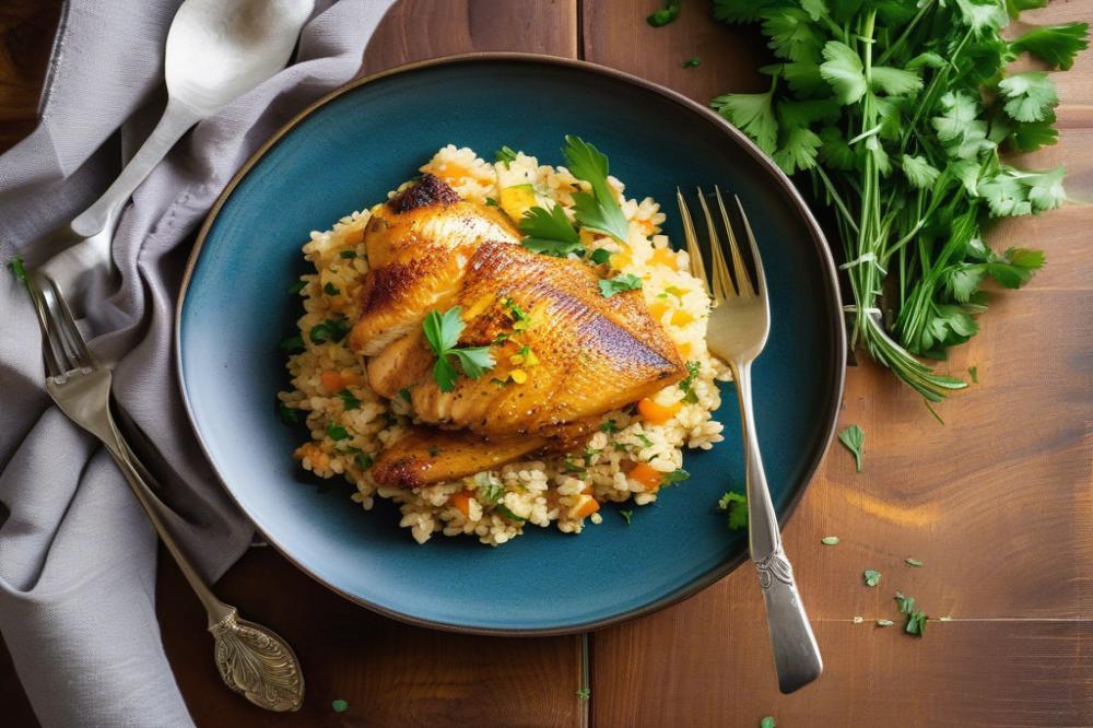 Delicious Chicken With Bulgur Pilaf: Quick And Easy Recipe