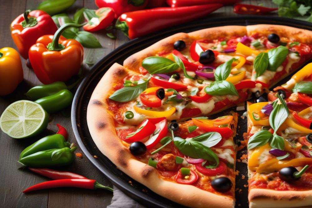 Delicious Chile Sweet Pepper Pizza Recipe For Flavorful Meals
