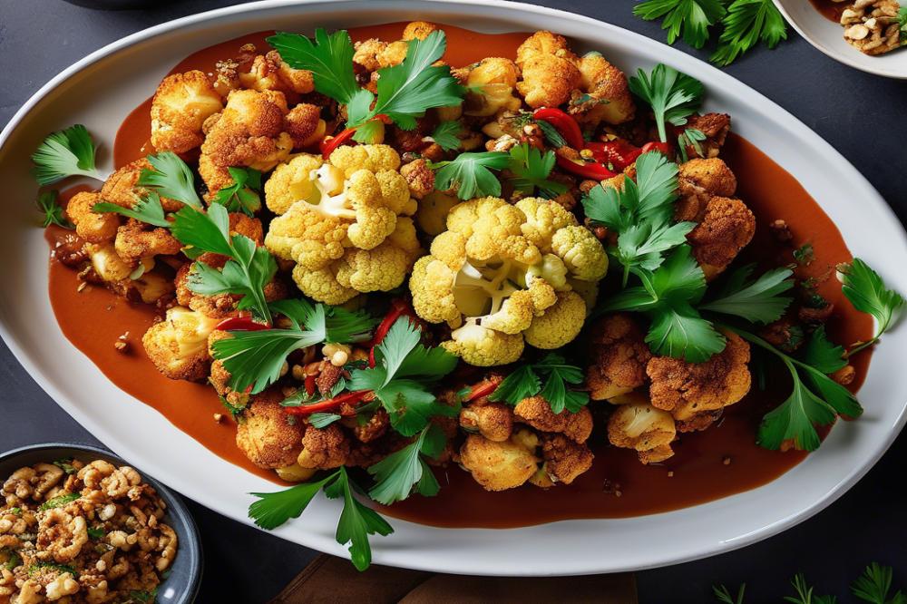 Delicious Chile Walnut Cauliflower Recipe For Healthy Eating
