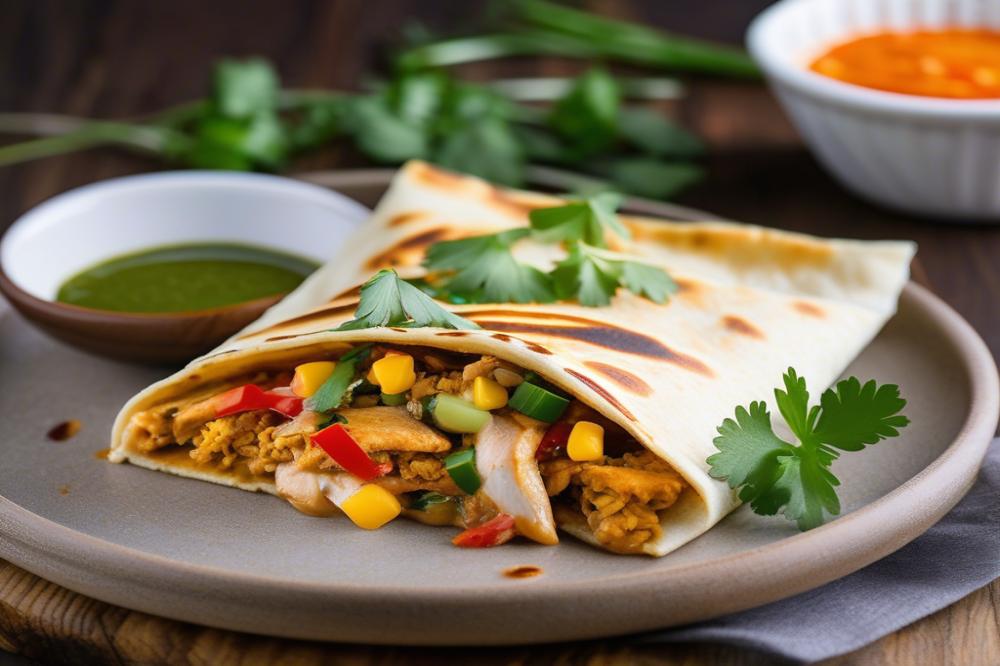 Delicious Chilli Chicken Cheese Quesadilla Recipe For Quick Meals