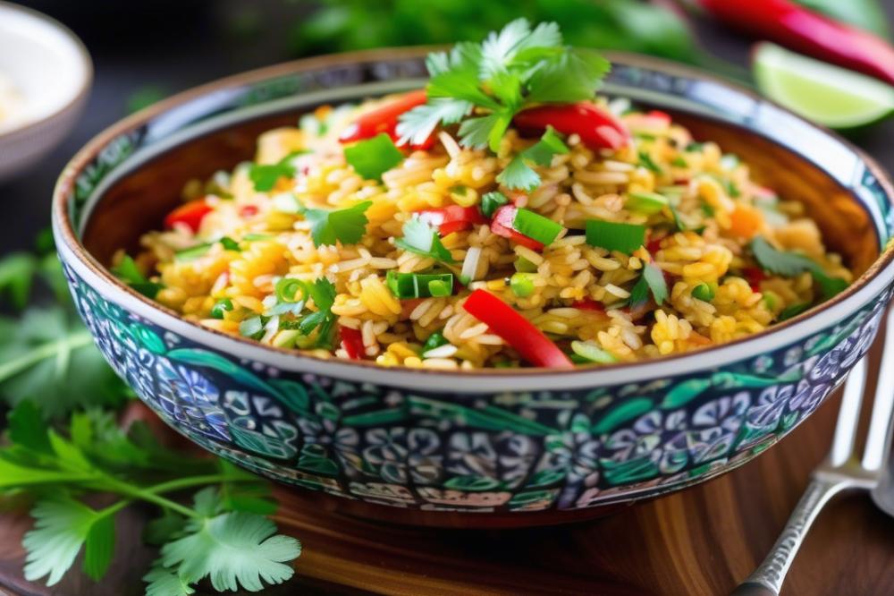 Delicious Chilli Coriander Fried Rice Recipe For Quick Meals