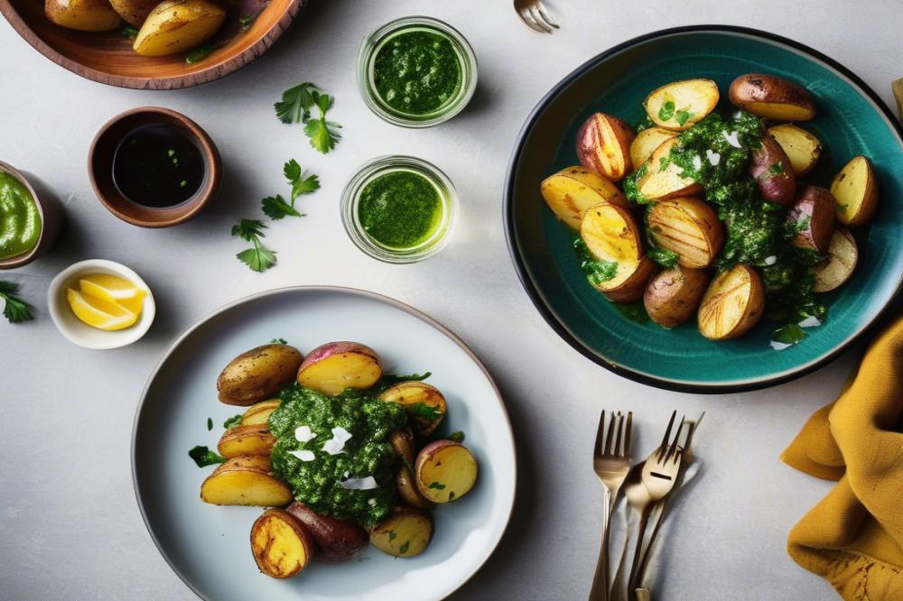 Delicious Chimichurri Potatoes Recipe: A Flavorful Vegan Side Dish