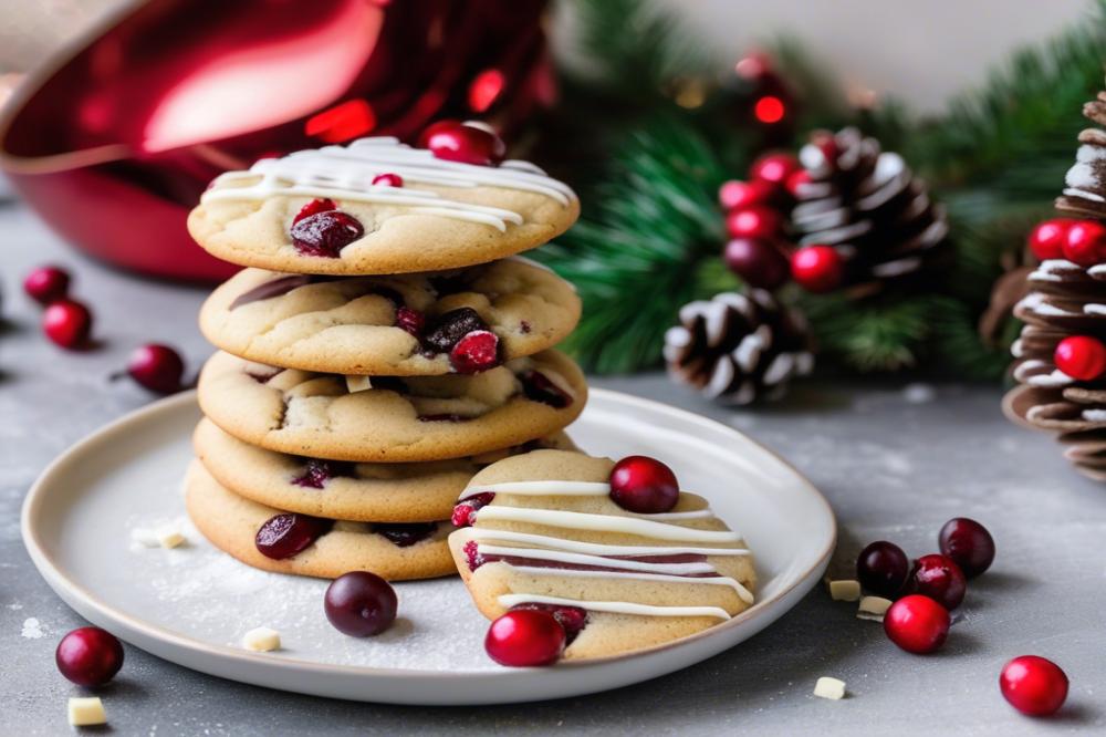 Delicious Chocolate Cranberry Sugar Cookies For Your Holiday Baking