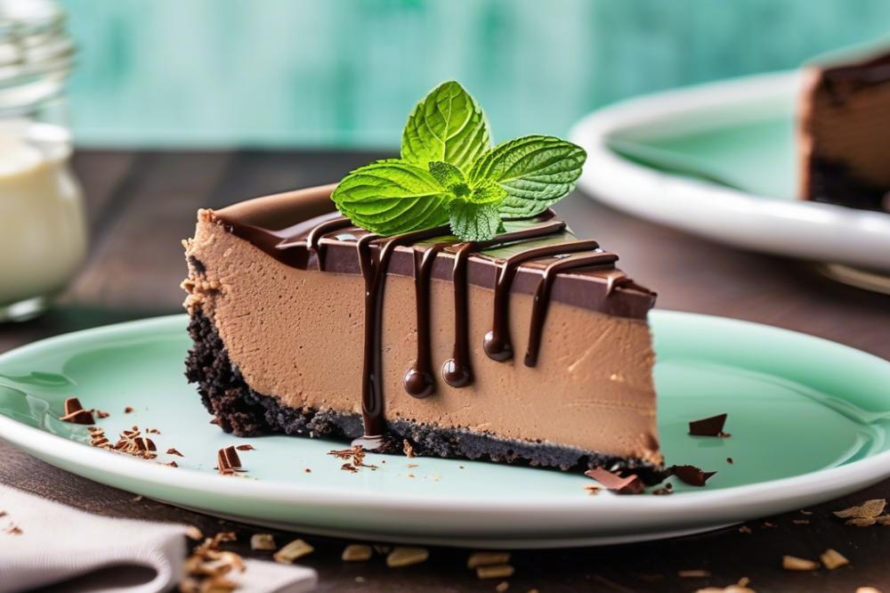 Delicious Chocolate Mint Cheesecake Recipe For Dessert Lovers