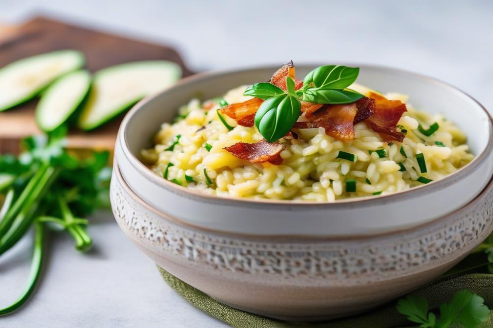 Delicious Courgette Risotto With Pancetta: Easy Recipe Guide