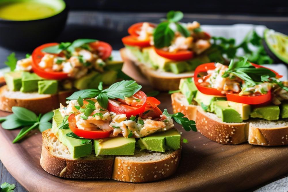 Delicious Crab And Avocado Toasts Recipe For Perfect Appetizers