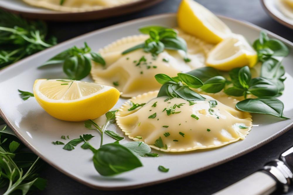 Delicious Crab Ravioli With Lemon Butter Sauce Recipe