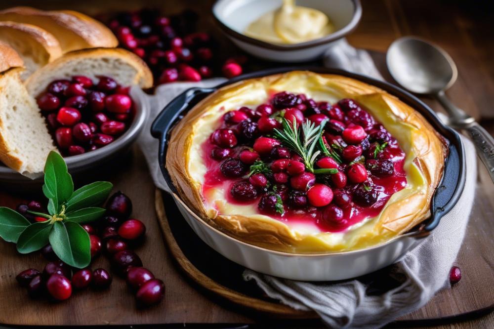 Delicious Cranberry Baked Brie Recipe For Holiday Entertaining