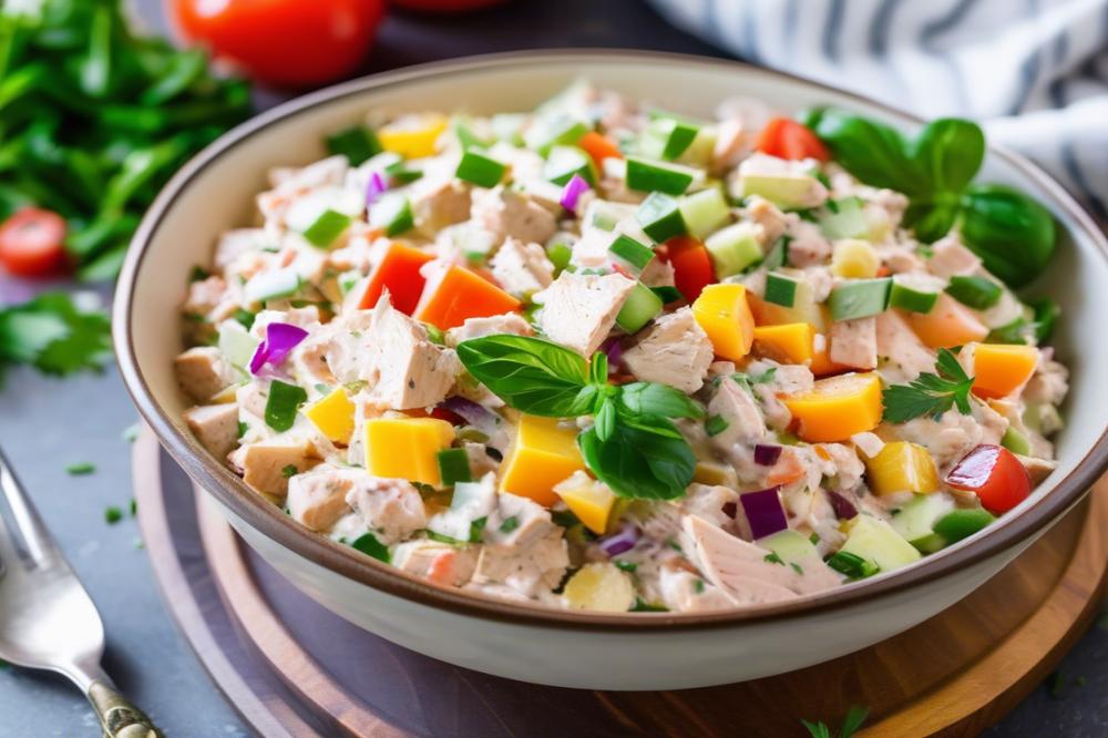 Delicious Cream Cheese Salad Recipe For Leftover Turkey Or Chicken