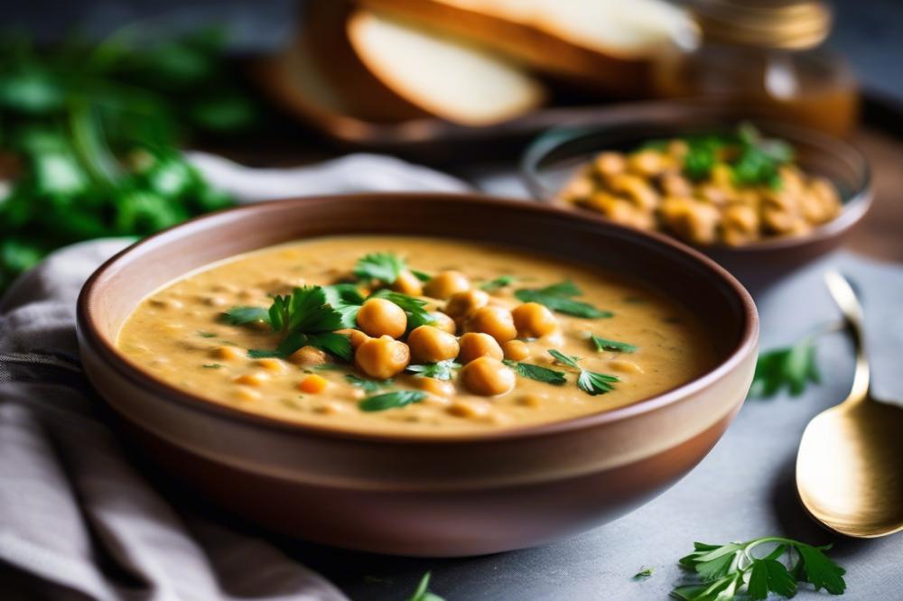 Delicious Creamy Lentil Chickpea Soup Recipe For Comforting Meals