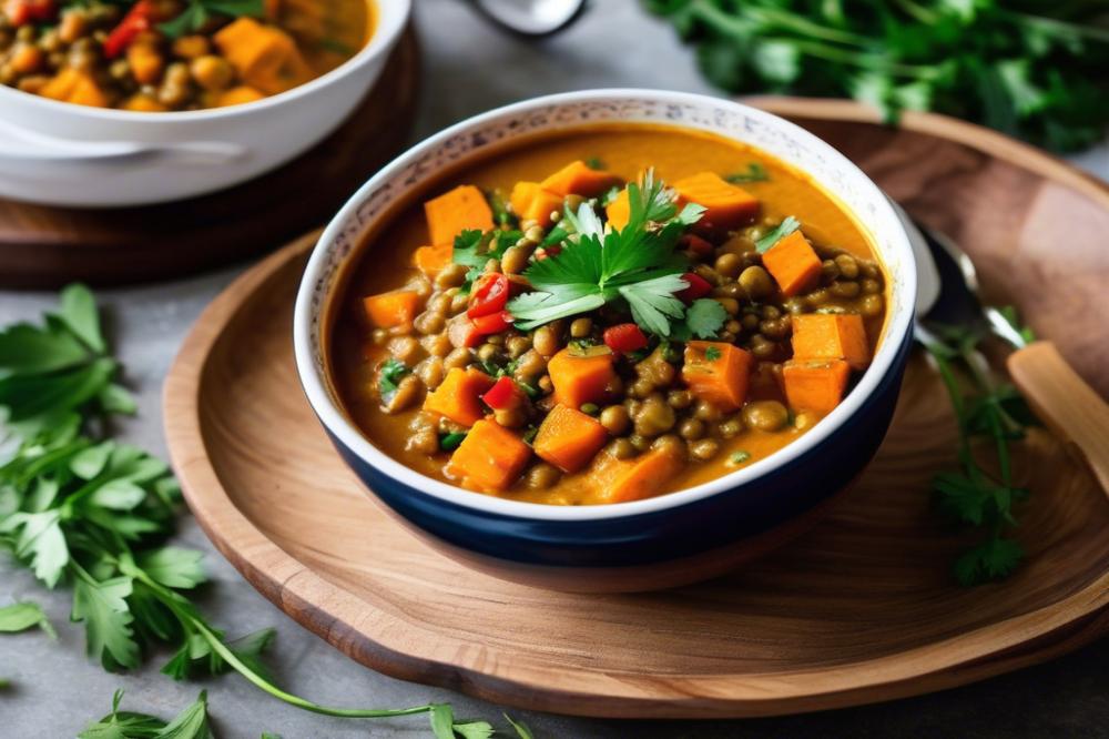 Delicious Curried Sweet Potato Lentil Stew Recipe To Savor
