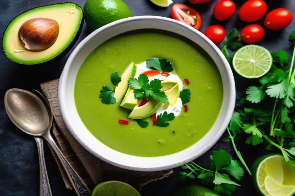 Delicious Easy Avocado Mexicali Soup Recipe For Quick Meals